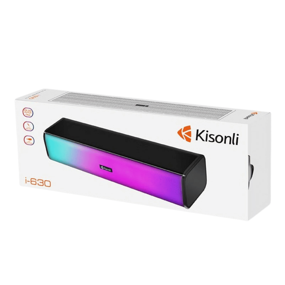 Parlante Pc + Bt I-630 6w Aux /Bluetooth 39032 - Imagen 3