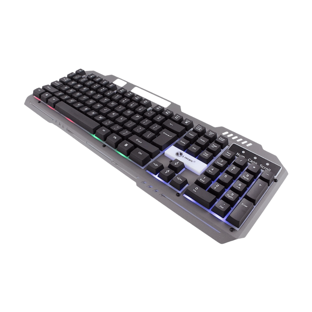 Teclado Gamer K25 Metalico Rgb Con Soporte Celular 57113 - Imagen 3