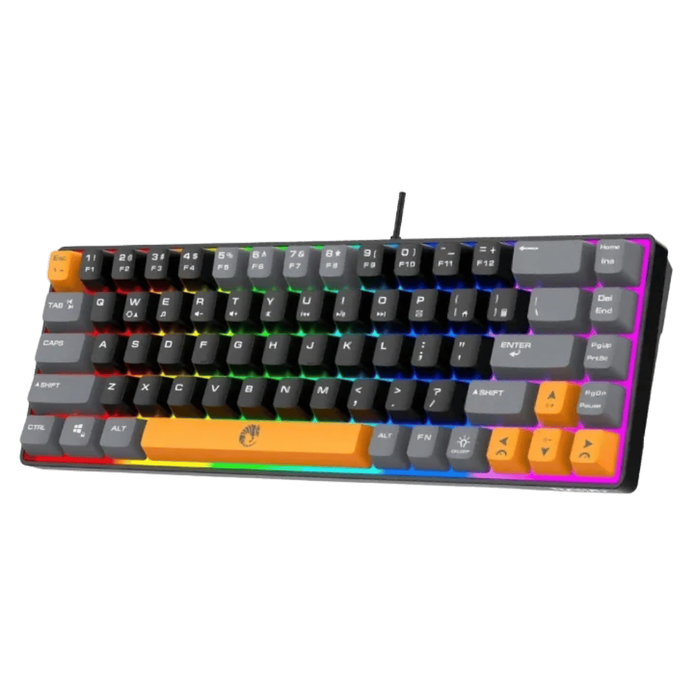 Teclado Gamer Raiku Rgb K68 60% 57108