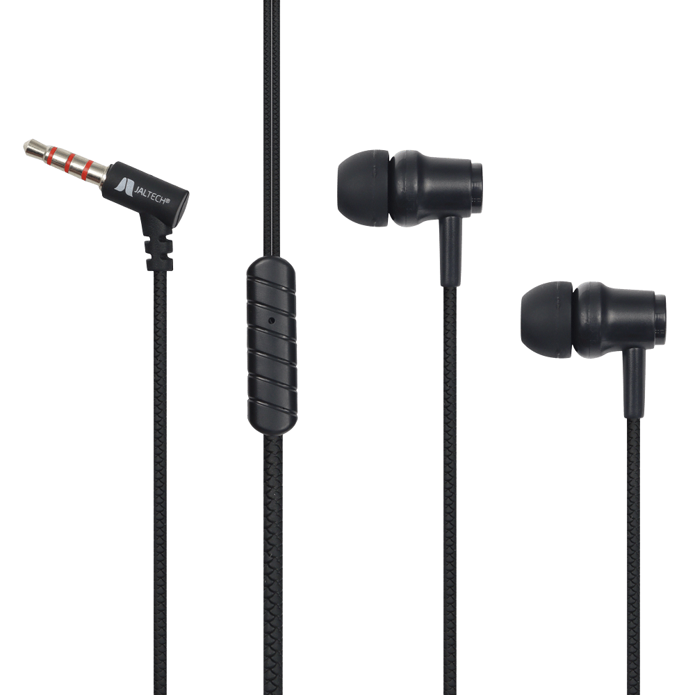 Audífonos Cable 3.5mm Jal-47 Negro 30609