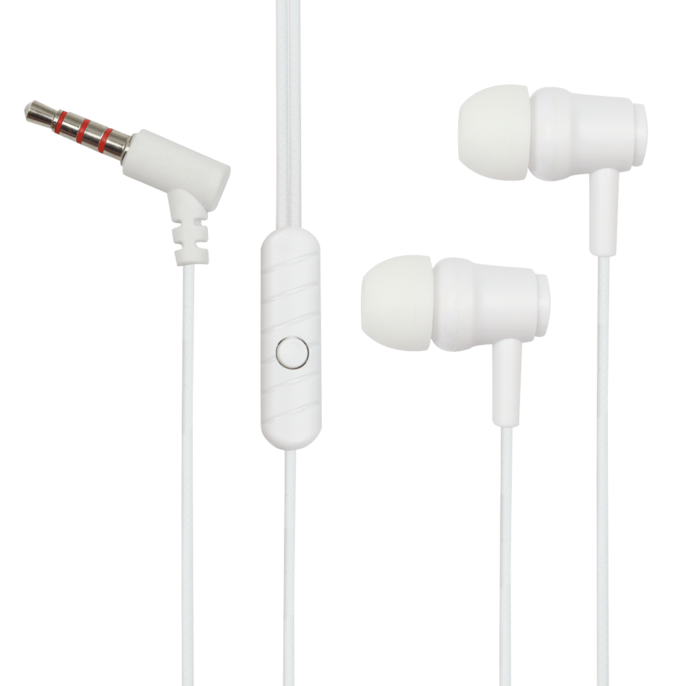 Audífonos Cable 3.5mm Jal-47B Blanco 30655