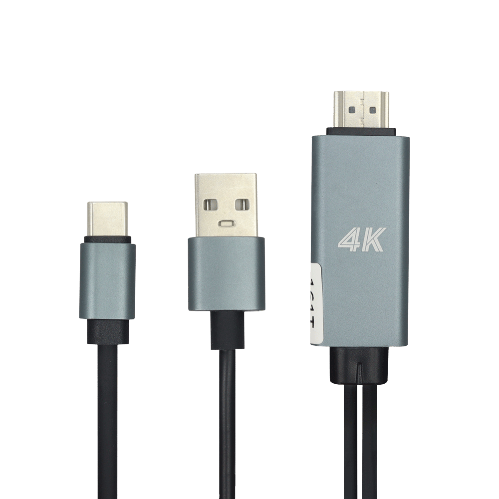 Cable Otg Tipo C A Hdmi 4k Jal-Htc-02 11539