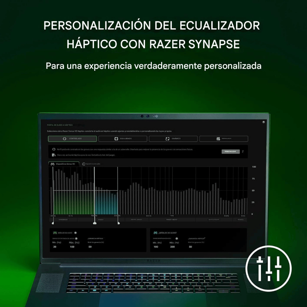 Cojín para silla Gamer Razer Freyja gaming háptica Multidireccional - Imagen 3