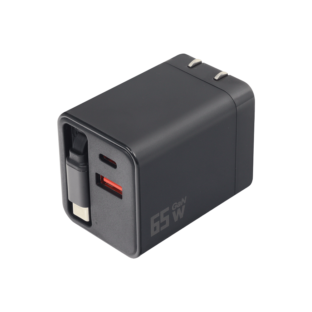 Convertidor Usb 65w Gan Retractil Sdc-65w 30754