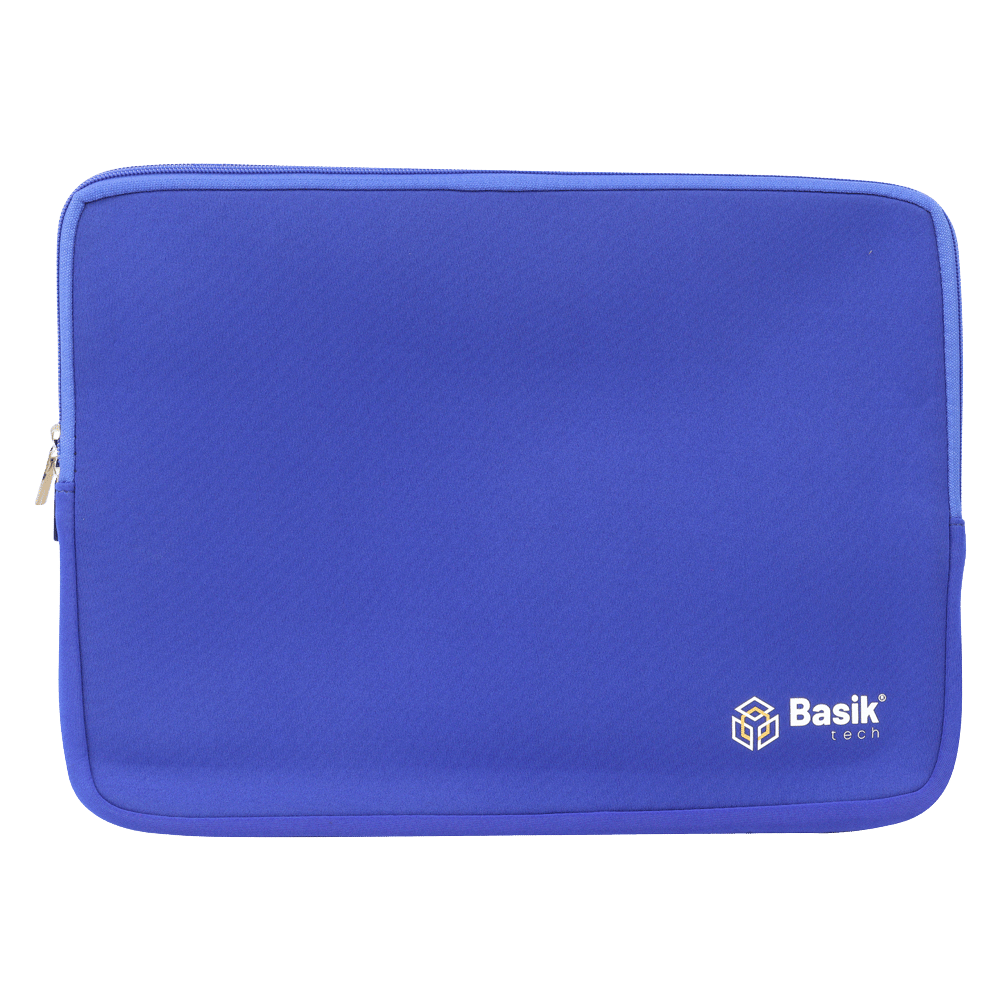 Funda Cierre Basik Tech 14plg Azul 80438