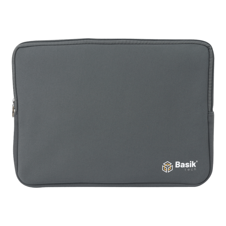FUNDA CIERRE BASIK TECH 14 GRIS BSK