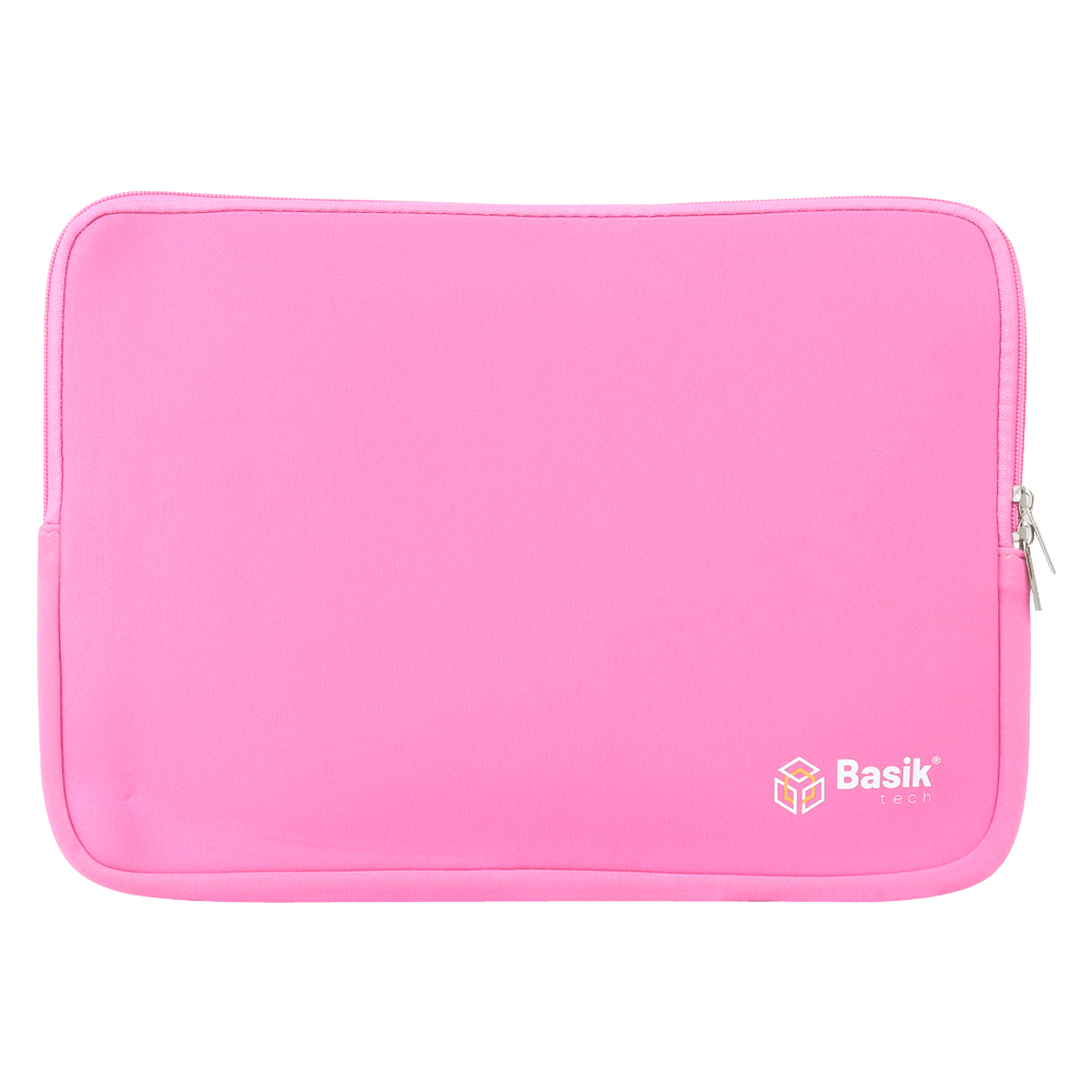 Funda Cierre Basik Tech 14plg Rosa 80440