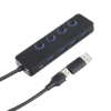 Hub Tipo C + Usb X4 Puertos Usb 3.0 Switch – Jal-S0008 11782 (2)