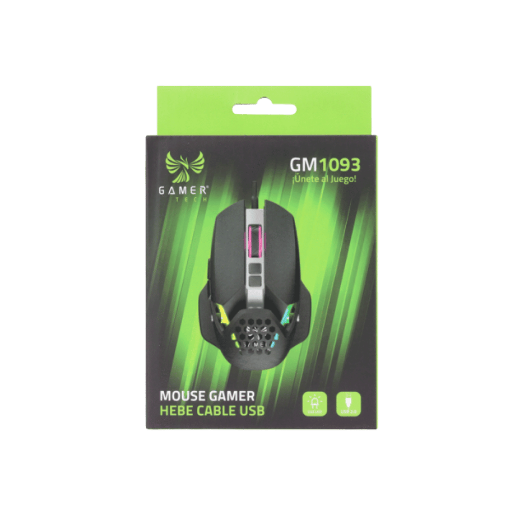 Mouse Gamer Hebe Cable Usb Gm1093 11371 - Imagen 4