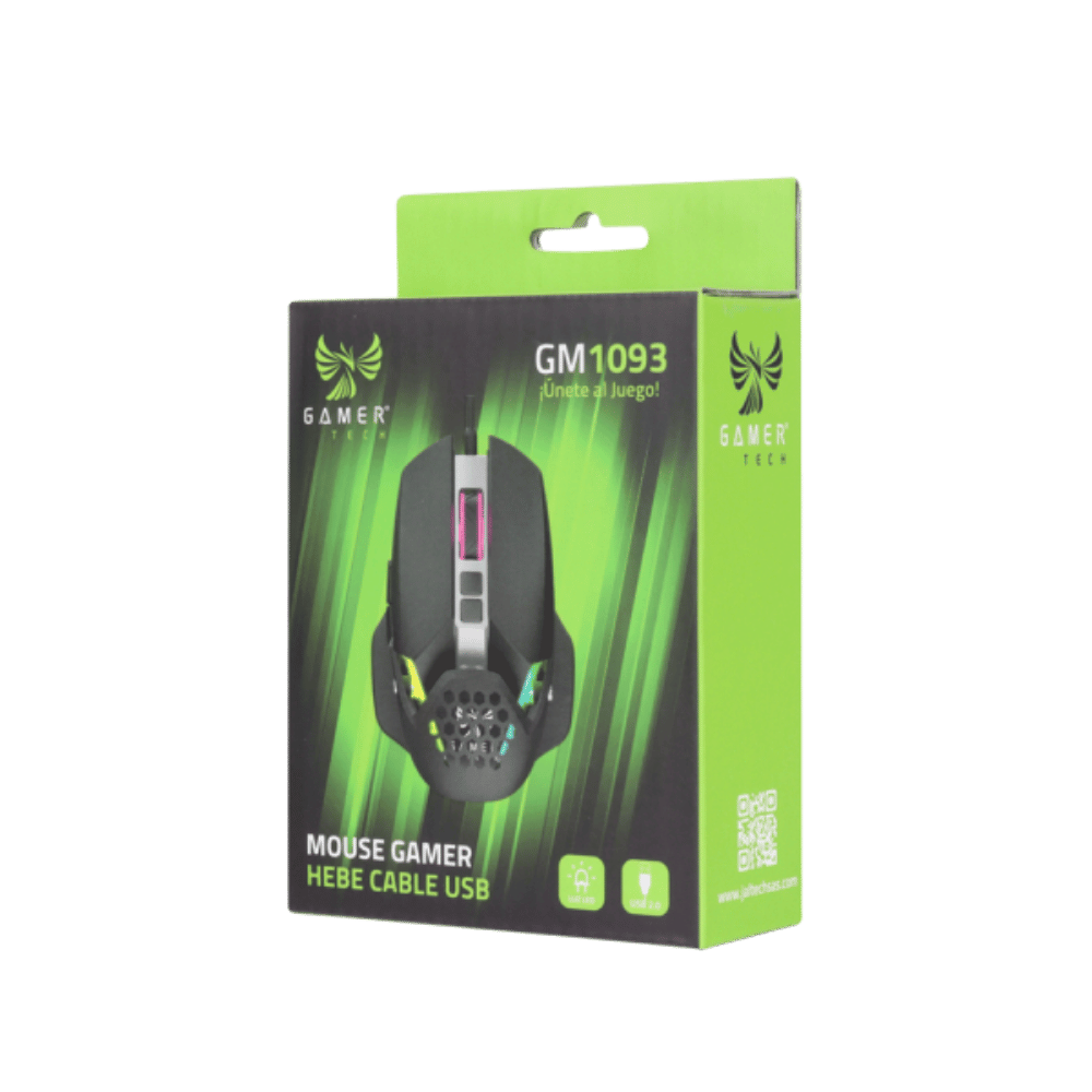 Mouse Gamer Hebe Cable Usb Gm1093 11371 - Imagen 3