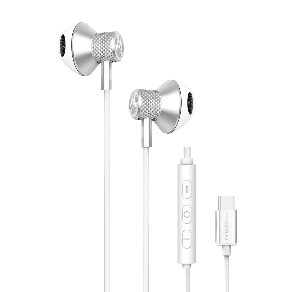 Auriculares Argom Blanco tipo c Aura