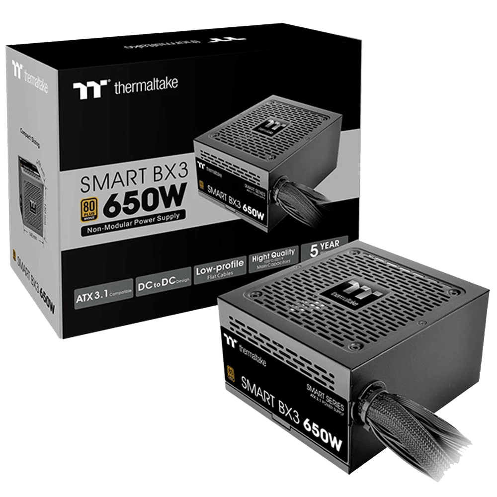 Fuente De Poder Thermaltake Smart BX3 650W 80 Plus Bronze