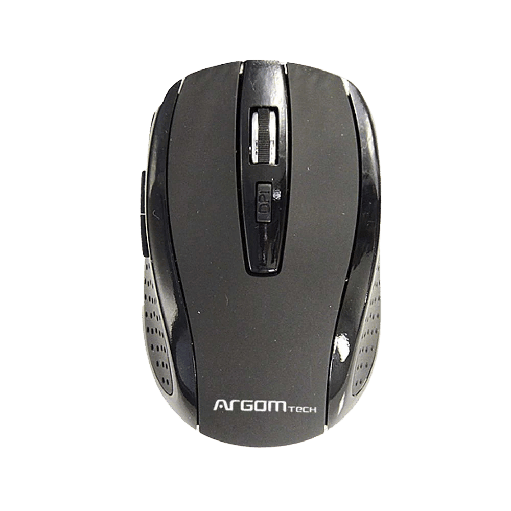 Mouse óptico inalámbrico MS32 de 2,4 GHz Argom Negro
