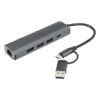 Convertidor Usb Y Usb C A Rj45 + Usb X3 11912 - Thumbnail Image 1