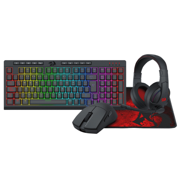 Combo 4 en 1 Redragon Teclado Y Mouse Gamer S147 Rgb