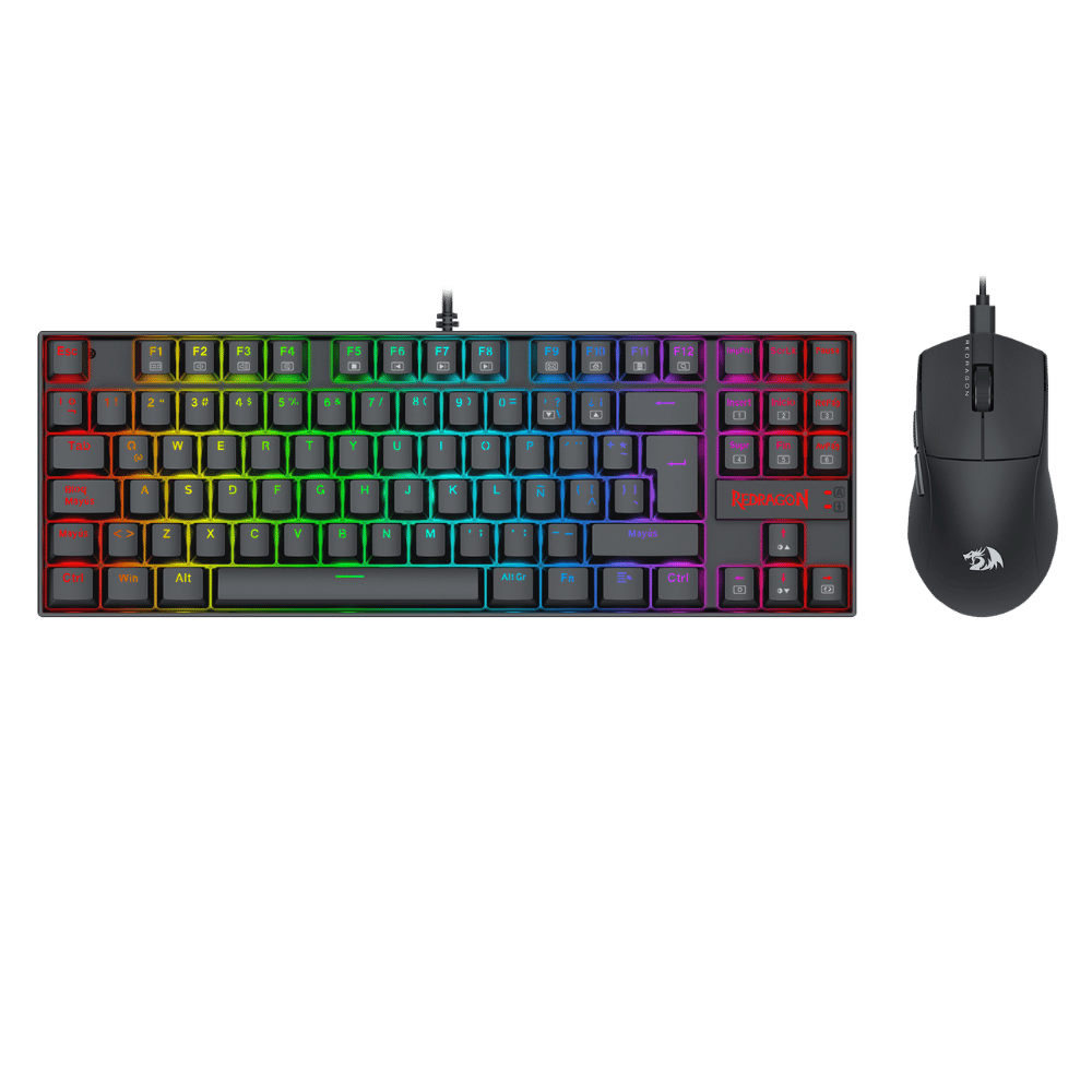 Combo Teclado Y Mouse Gamer Redragon S145 Rgb - Imagen 2