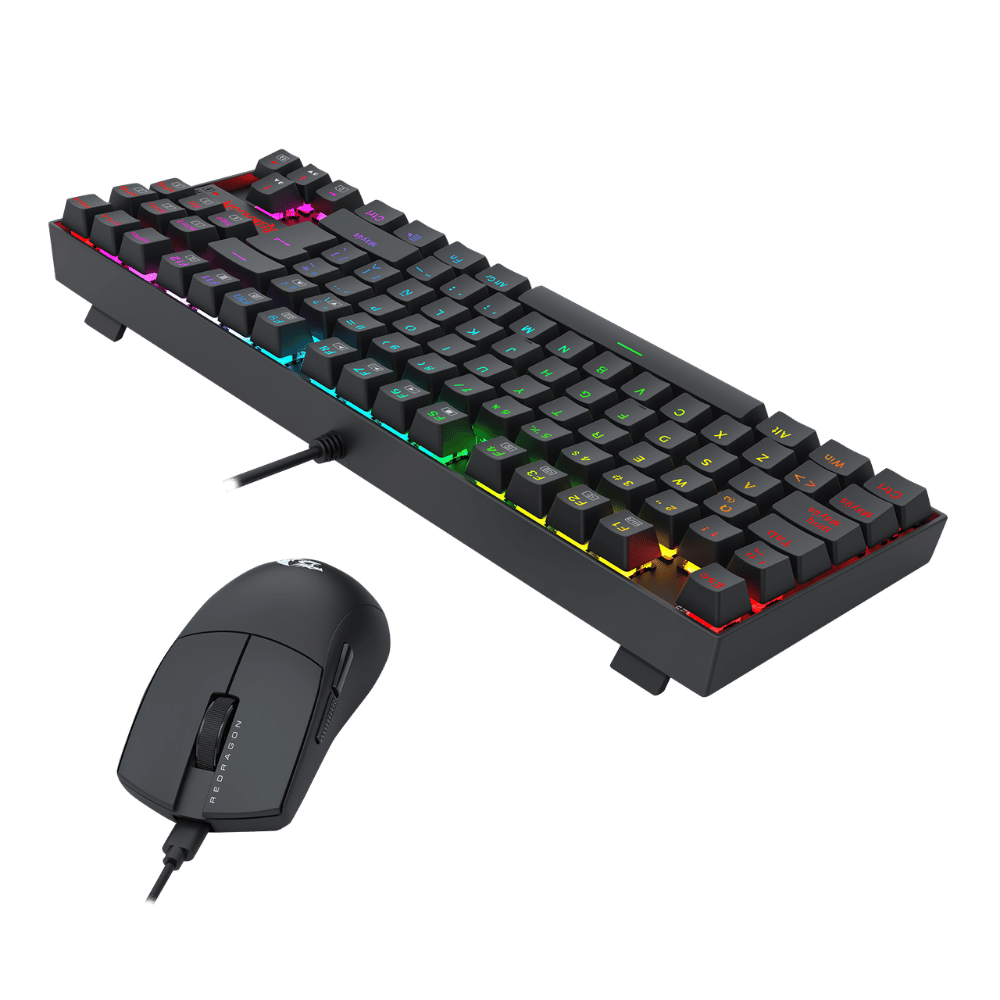 Combo Teclado Y Mouse Gamer Redragon S145 Rgb - Imagen 7