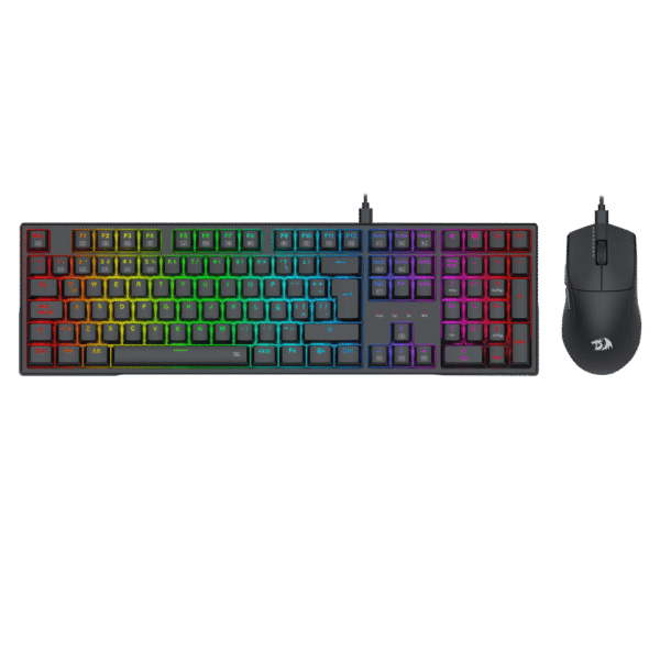 Combo Teclado Y Mouse Gamer Redragon S146 Rgb