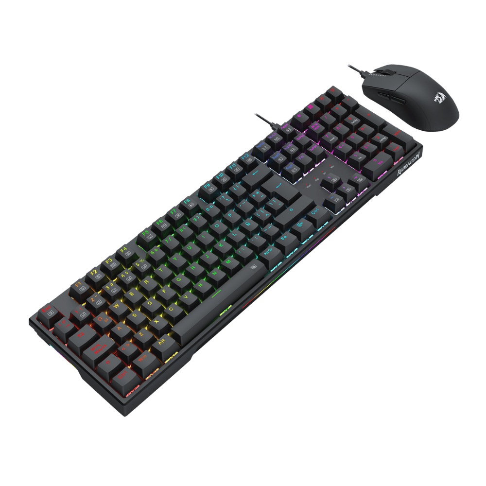 Combo Teclado Y Mouse Gamer Redragon S146 Rgb - Imagen 3