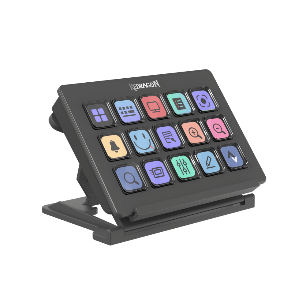 Controlador de Streaming Redragon Streamcraft Ss550 15 Teclas LCD - Imagen 1