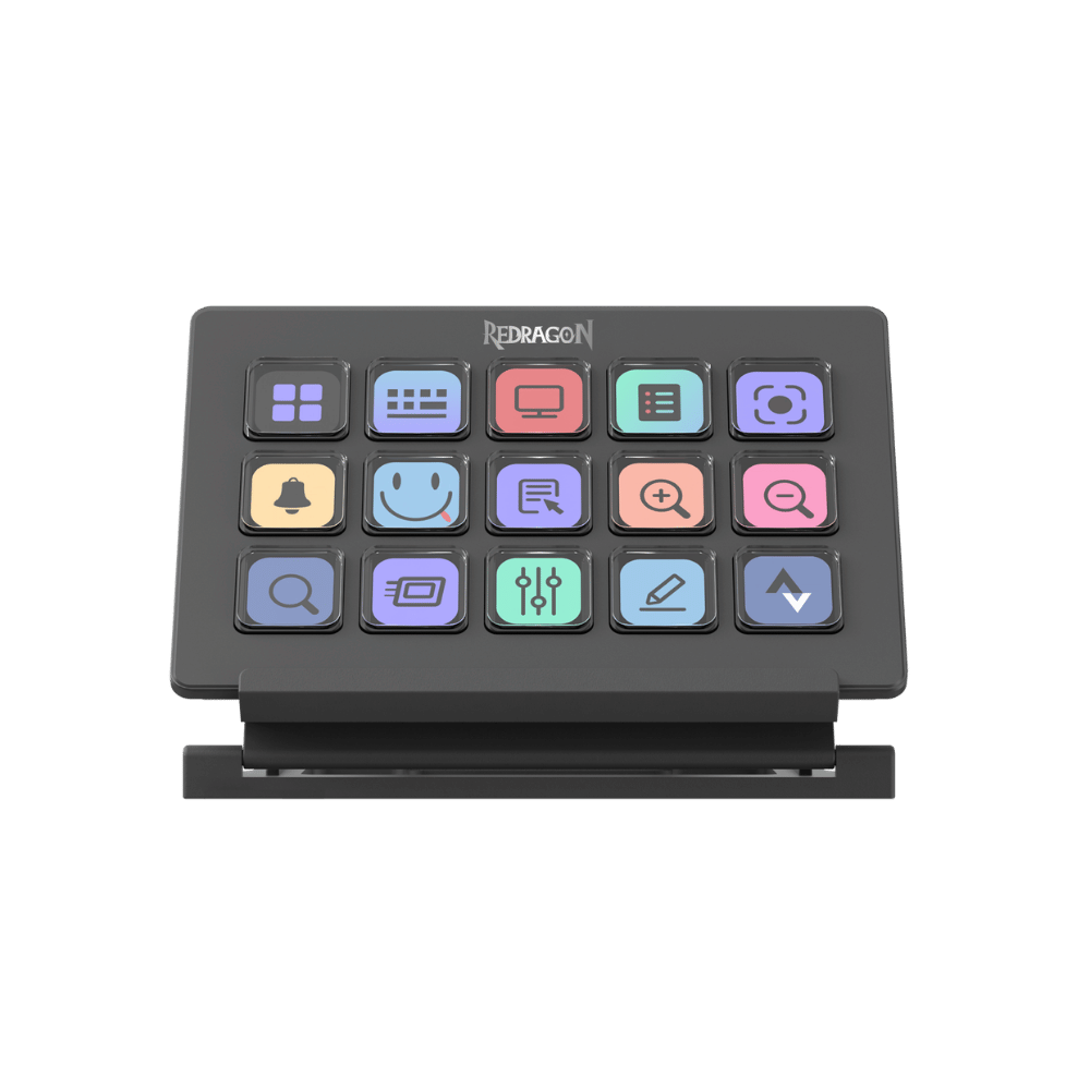 Controlador de Streaming Redragon Streamcraft Ss550 15 Teclas LCD - Imagen 3