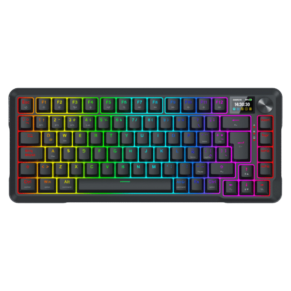 Teclado Inalambrico Redragon Mecánico LCD 75% UCAL PRO K724 Negro