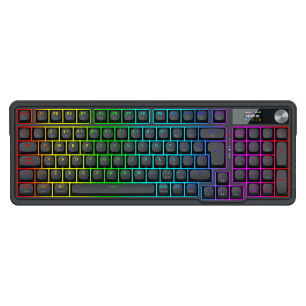 Teclado Inalambrico Redragon Mecánico LCD 96% EISA PRO K686 Negro