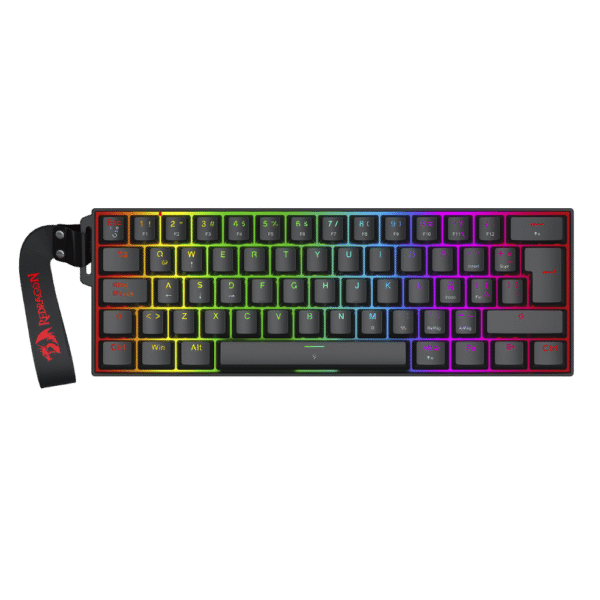 Teclado Mecanico Magnético Redragon Fizz Pro K617 Rgb Black