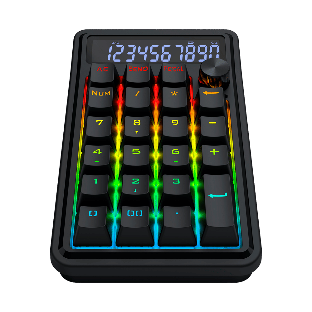 Teclado Numérico Mecánico Rgb Inalámbrico Redragon K733 Pro Negro - Imagen 9