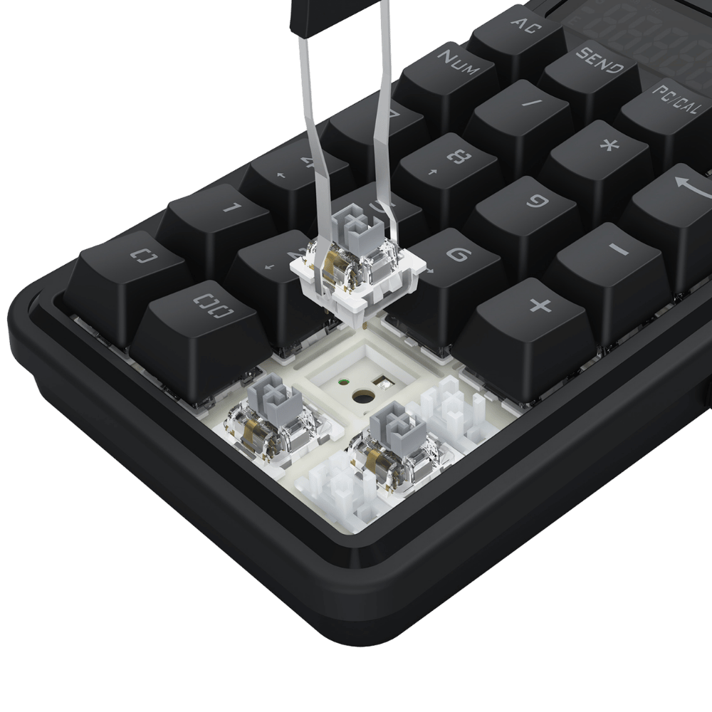 Teclado Numérico Mecánico Rgb Inalámbrico Redragon K733 Pro Negro - Imagen 5