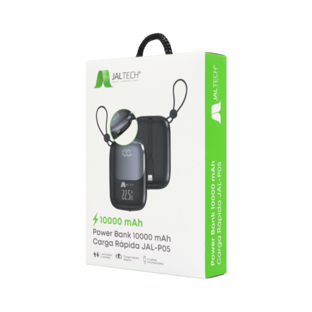 Power Bank 10,000 Mah Carga Rapida Jal-P05 30647 - Imagen 4